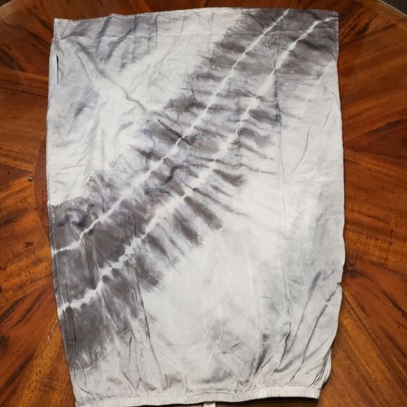 J. Jill Gray Black Tie Dye Skirt Elastic Waist Size XS - Picture 7 of 8
